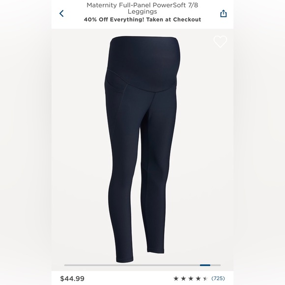 Old navy elevate maternity legging - Picture 5 of 8